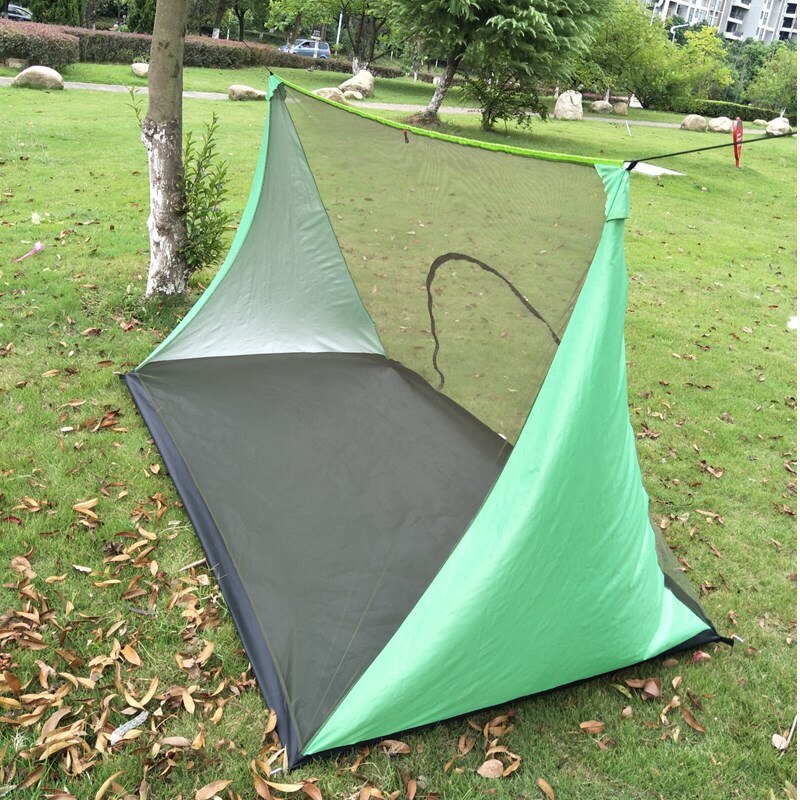 Cheap Goat Tents Ultralight Anti Mosquito Summer Mesh Tent 1 2 Person Portable Rodless Outdoor Camping Tent Inner Mesh Beach Tent 210x120x130cm